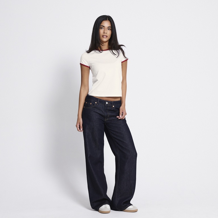 Contrast tee "Leora"